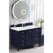 James Martin Vanities Brittany 48in Single Vanity, Victory Blue w/ 3 CM Ethereal Noctis Quartz Top 650-V48-VBL-3ENC - alternate 2